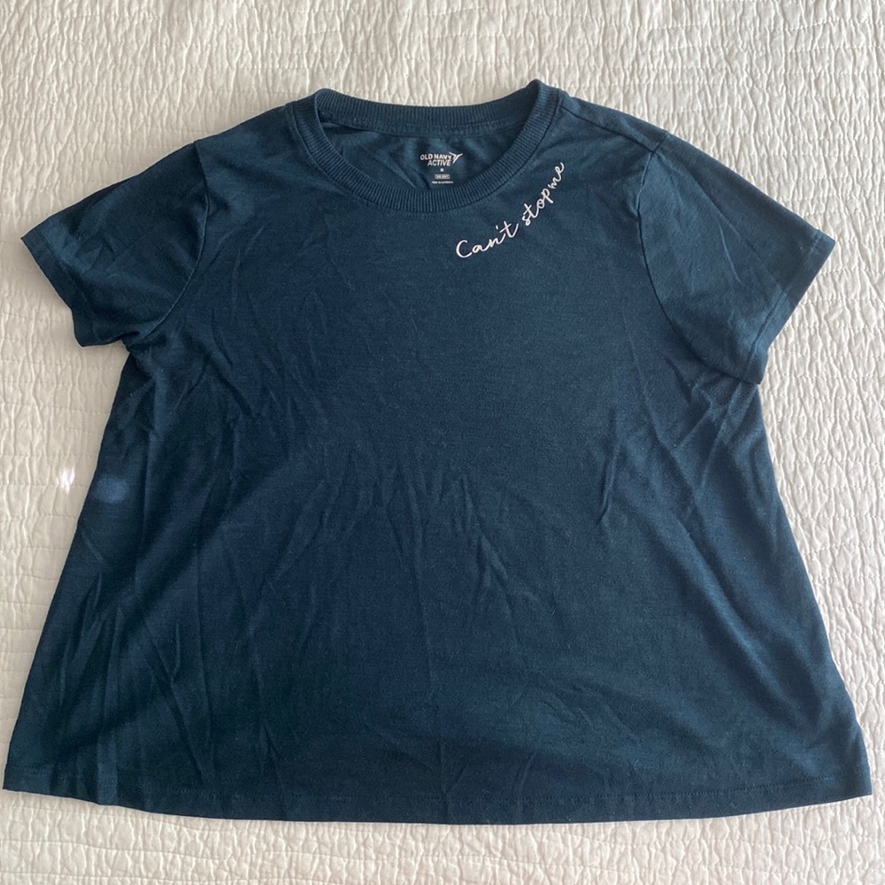 Teal athletic box top